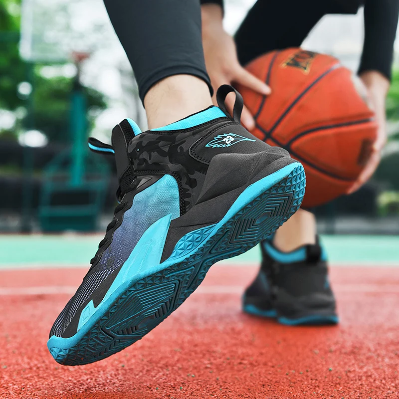 Men\'s Basketball Shoes Breathable Cushioning Non-Slip Wearable Sports Shoes Gym Training Athletic Basketball Sneakers for Women