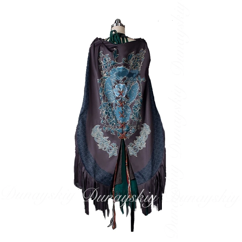 أين يلتقي لعبة The Nine Creeds أنثى شابة ماستر النسخة مع أسود أخضر شرط زي مدرسي تأثيري disfraz بدلة كاملة #4