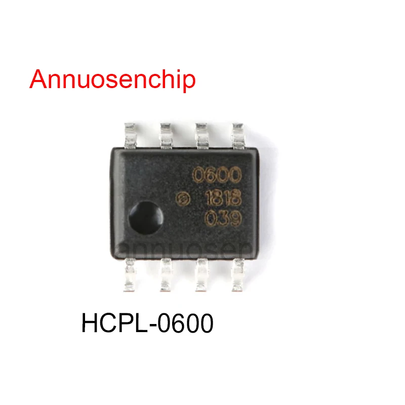 50PCS New and Original 6N137 Small Size Optical Coupling HCMOS Compatible, High CMR, 10 MBd Optocouplers SOP-8 HCPL-0600