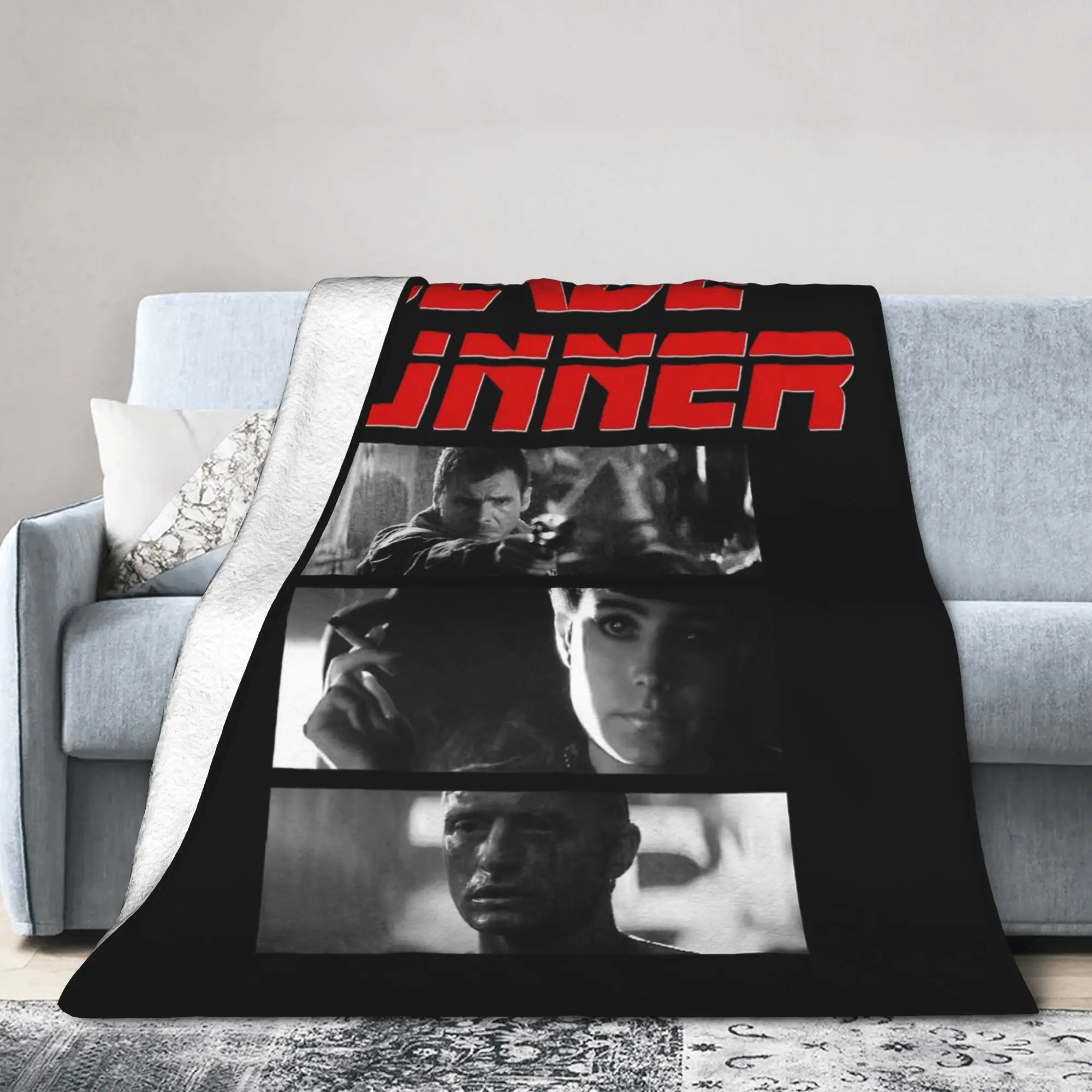 Blade Runner Tears in the Rain Blanket Flannel Autumn/Winter Multi-function Warm Throw Blankets for Bedding Couch Rug Piece