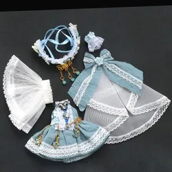 OB11 Doll Flowing Fairy Skirt Floor Dragging Princess Dress Doll Wedding dress For Ob11,Gsc,Obitsu 11,1/12bjd P10 P9 Dolls