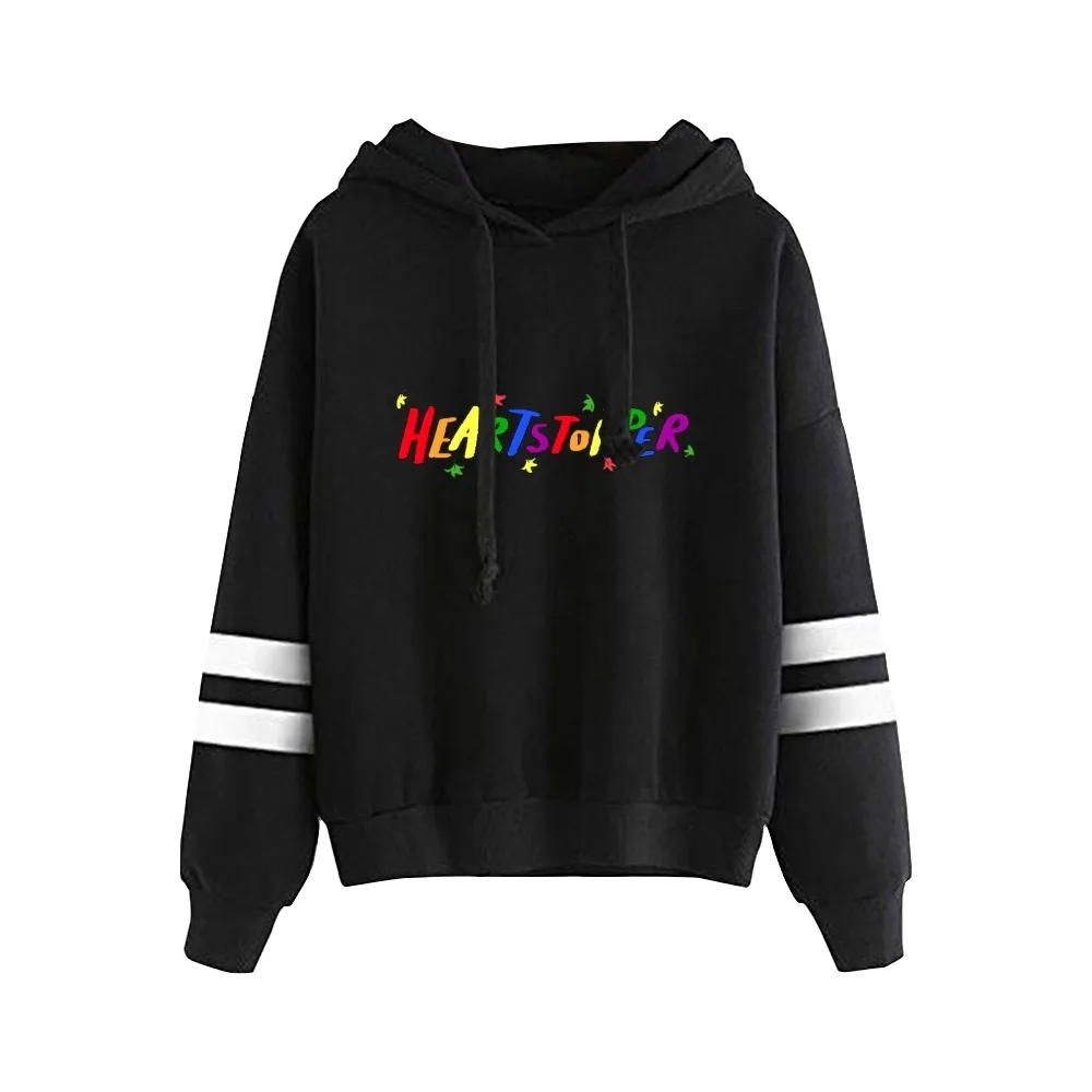 

Charlie and Nick Rainbow Hoodie Pocketless Parallel Bars Sleeve Sweatshirt Women Men Hoodie Harajuku Streetwear Funny Clothes