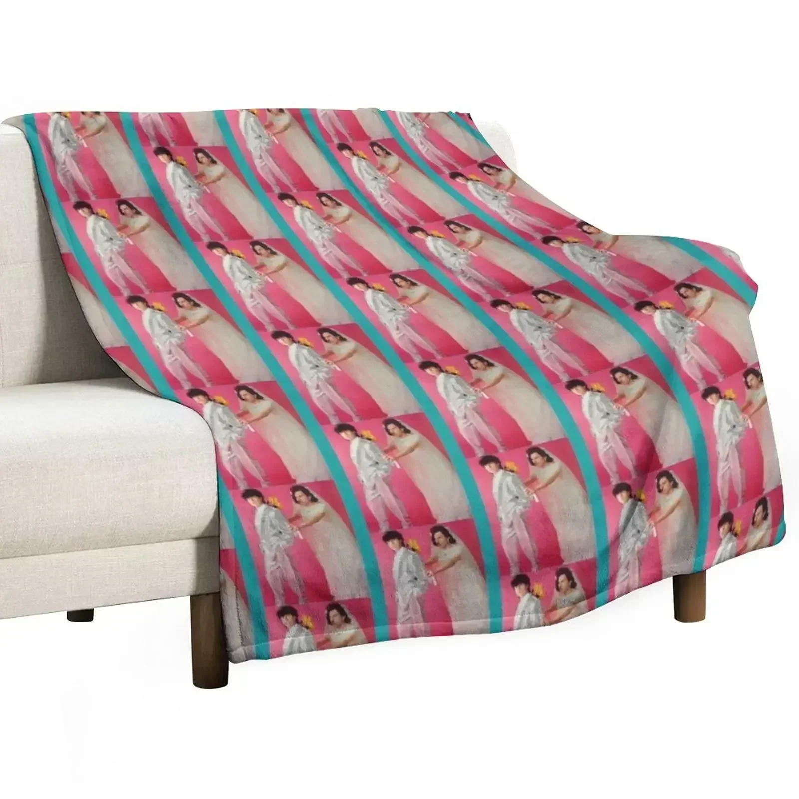 

New Sparks band, Sparks brothers , Ron Mael Throw Blanket No Pilling Soft Warm Blanket for Bed