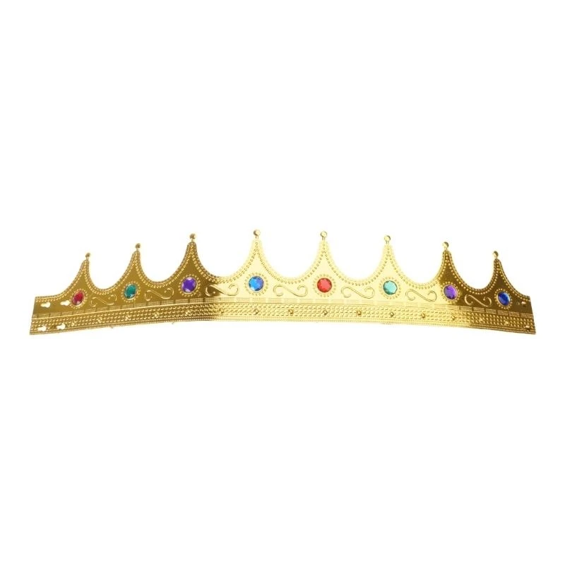 King Crown for Kids Royal Princed Costume Royal King Crown หนึ่งขนาดพอดีมากที่สุด
