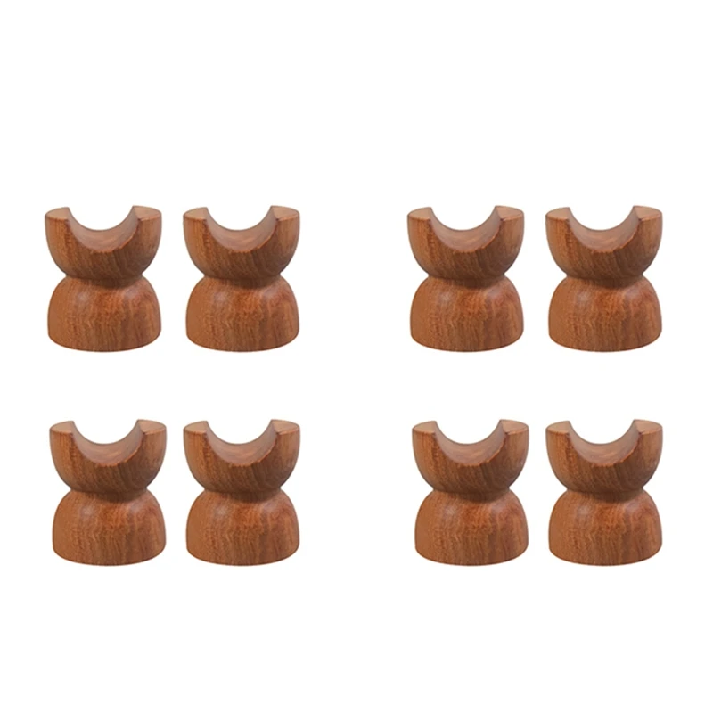 

8Pcs Hifi Audio Wood Audio Insulation Wire Bracket Line Support Speaker Cable Stand Holder Audio Cable Absorber Foot Pad