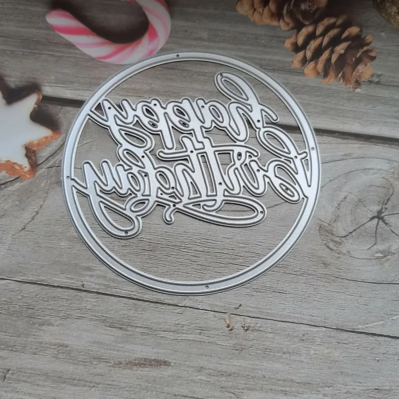New Happy Birthday And Doctor Hat Craft Embossing Mold 2026 Metal Cutting Dies for DIY Decorative Scrapbooking Album Card Making
