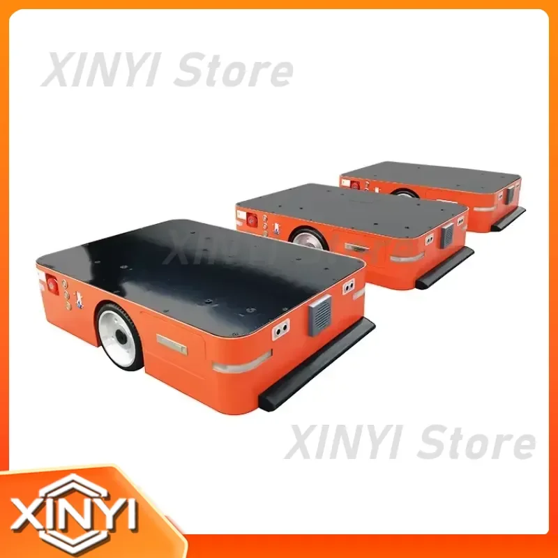 Piggyback agv Robot Automated Guided Vehicle Transport agv Chassis with Max 200kg Load for Material Handling