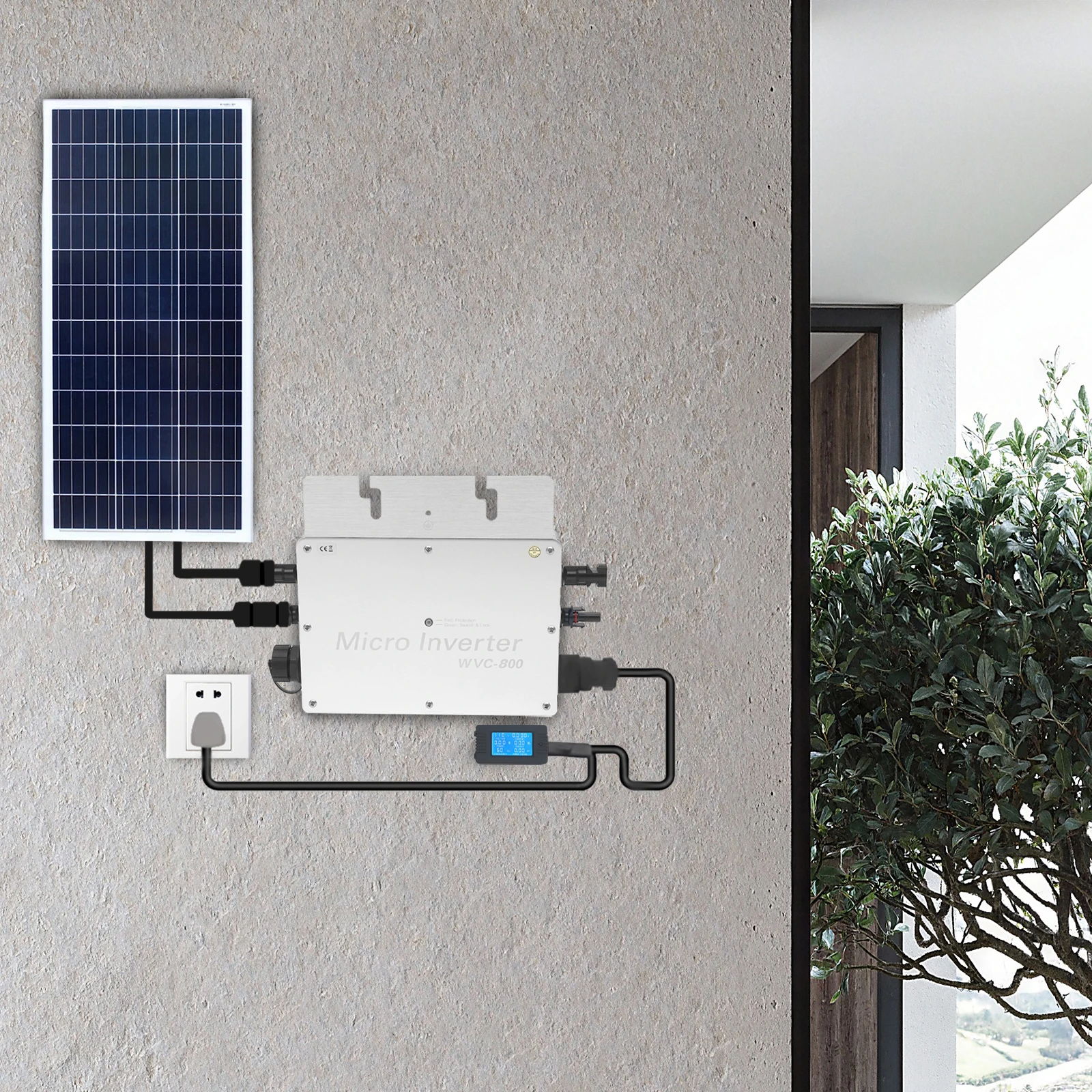 Solar Power Inverter, 800W Solar Power Inverter, Solar Power Inverter with LCD Display