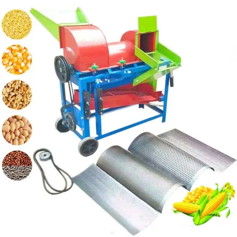 2025 다기능 탈곡기 옥수수 껍질 벗기는 기계 디젤 엔진 콩 농업용 옥수수 탈곡기