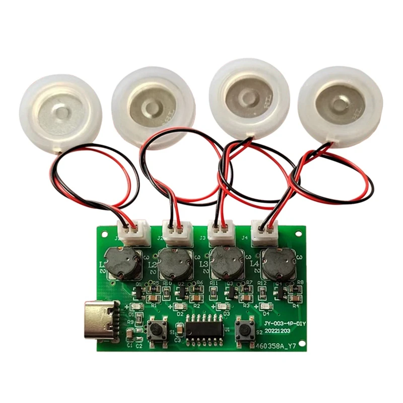 Four-Spray Humidifier Module Humidifier Control Board Atomizer Driver Board Four-Spray Humidifier Module,Set