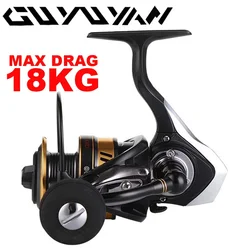 2024 New,Max Drag Power 18KG,Metal Spinning Fishing Reel,Suit For Bait casting Reel,Carp Fishing Reels