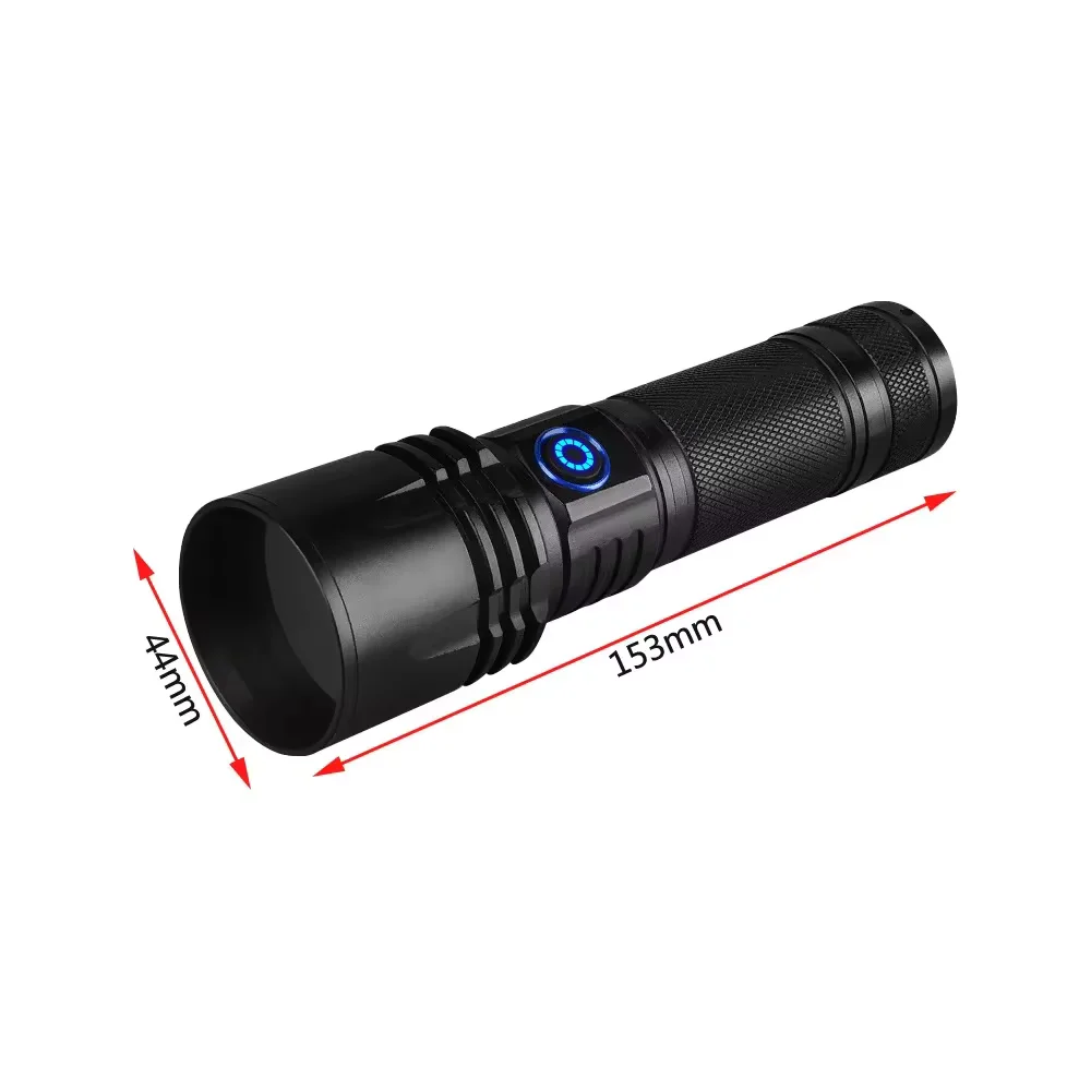 20W UV Black Light 365nm Woods lamp USB Rechargeable Filtered LED Ultraviolet Flashlight Pet Pee Urine Rocks Gem Money Detector