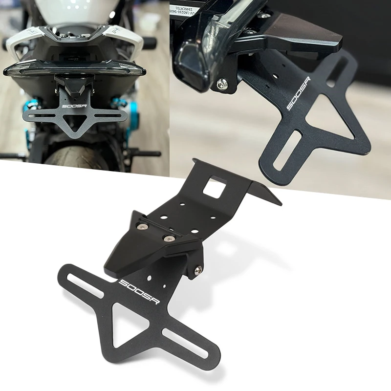 

For 500SR 2026 Motorcycle License Plate Holder Tail Tidy Fender Eliminator Registration For 675SR 675SR-R 675NK 675 NK