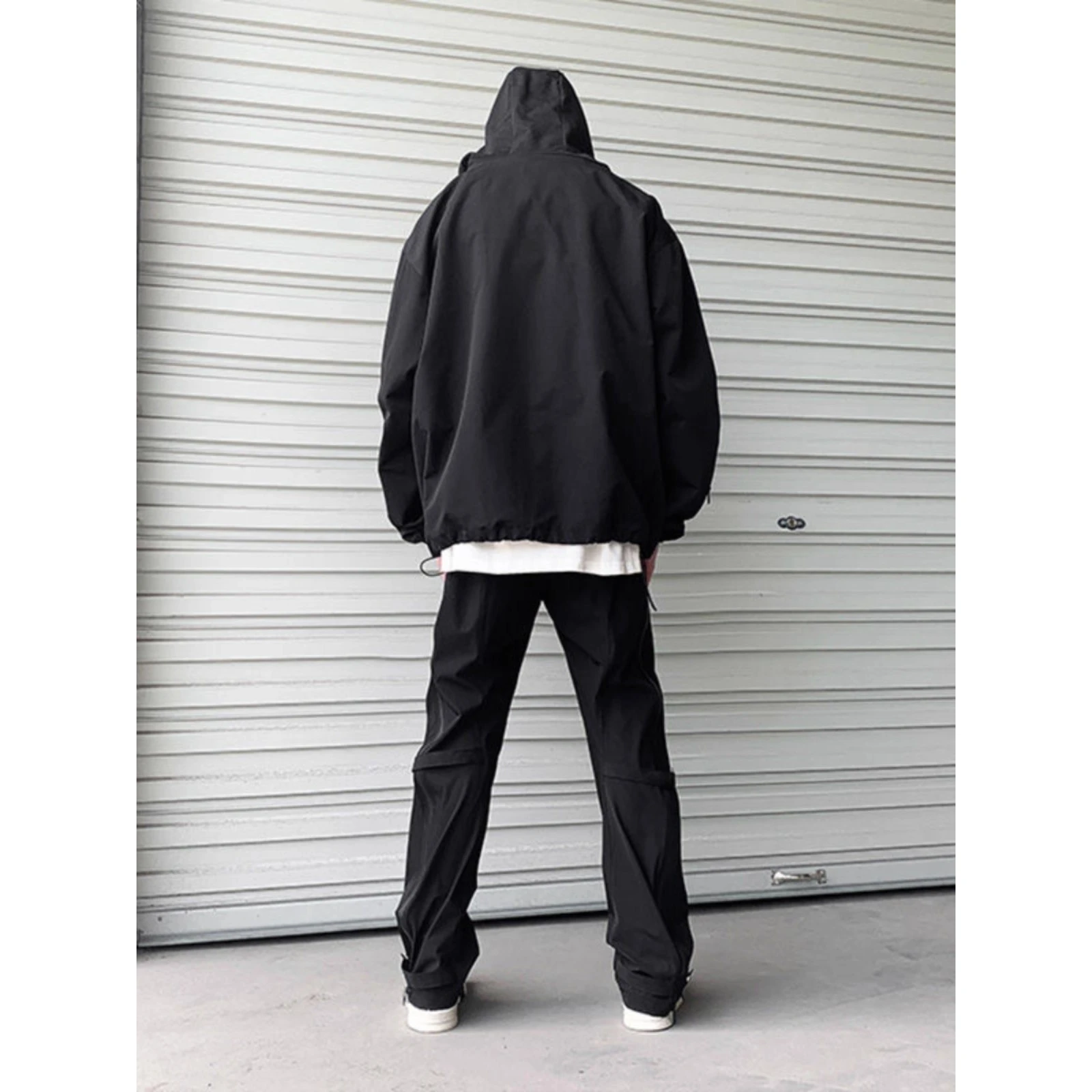 سراويل عمل غير رسمية للرجال مقاس كبير فضفاضة تناسب مقاومة للماء ومضادة للرياح ومريحة من ألياف البوليستر للشارع Sle للخريف والشتاء... #3