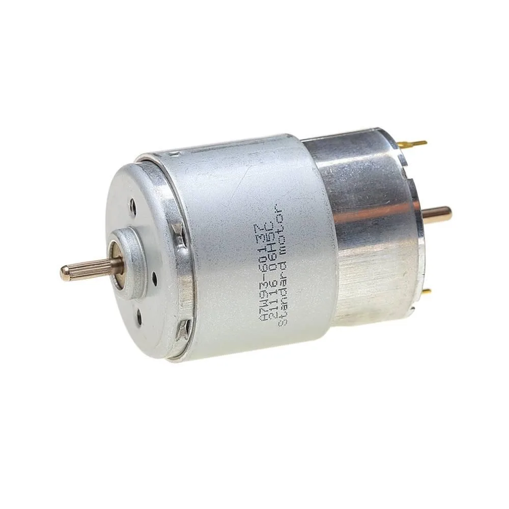 1PCS Mini 385 Motor DC12V-24V Dual-axis 10500 RPM Precision DC Motor for Copiers and Printers
