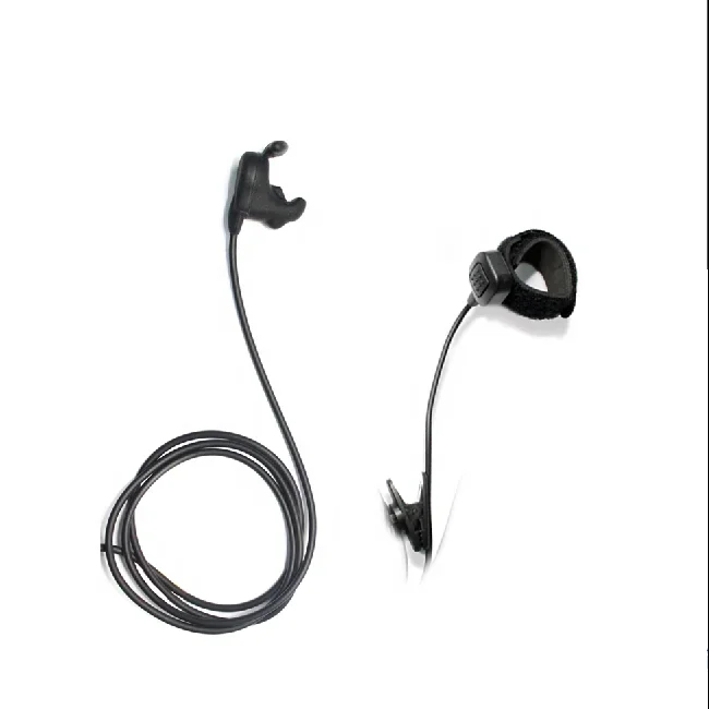 Silica Gel Ear Hook Bone Conduction Earphone forTwo-Way Radio