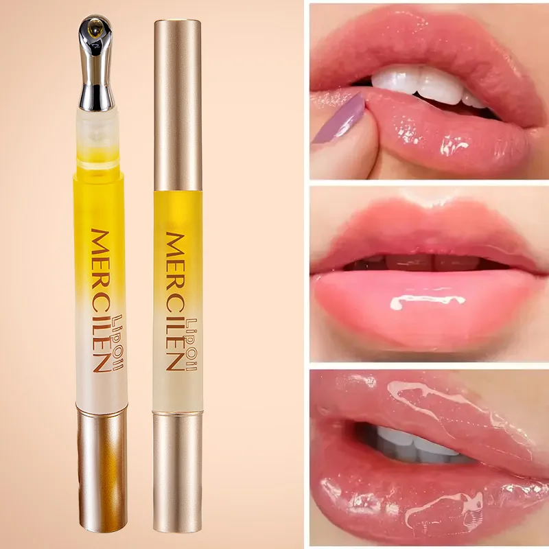 Mercilen Lip Essence Oil, Containing Honey, Vitamin E, and Plant-Based Squalane, Moisturizes the Lip Skin, Brightens Lip Color, and Provides a Hydrating, Glossy Finish. It Makes Skin Look Younger and Is Suitable for All Skin Types