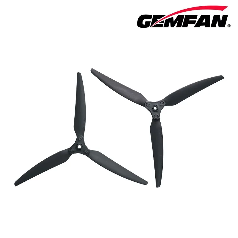 Gemfan 1159F 3 hélice dobrável cubo de metal de plástico 2 peças para drone de distância entre eixos grande lâmina RC portátil voo ao ar livre