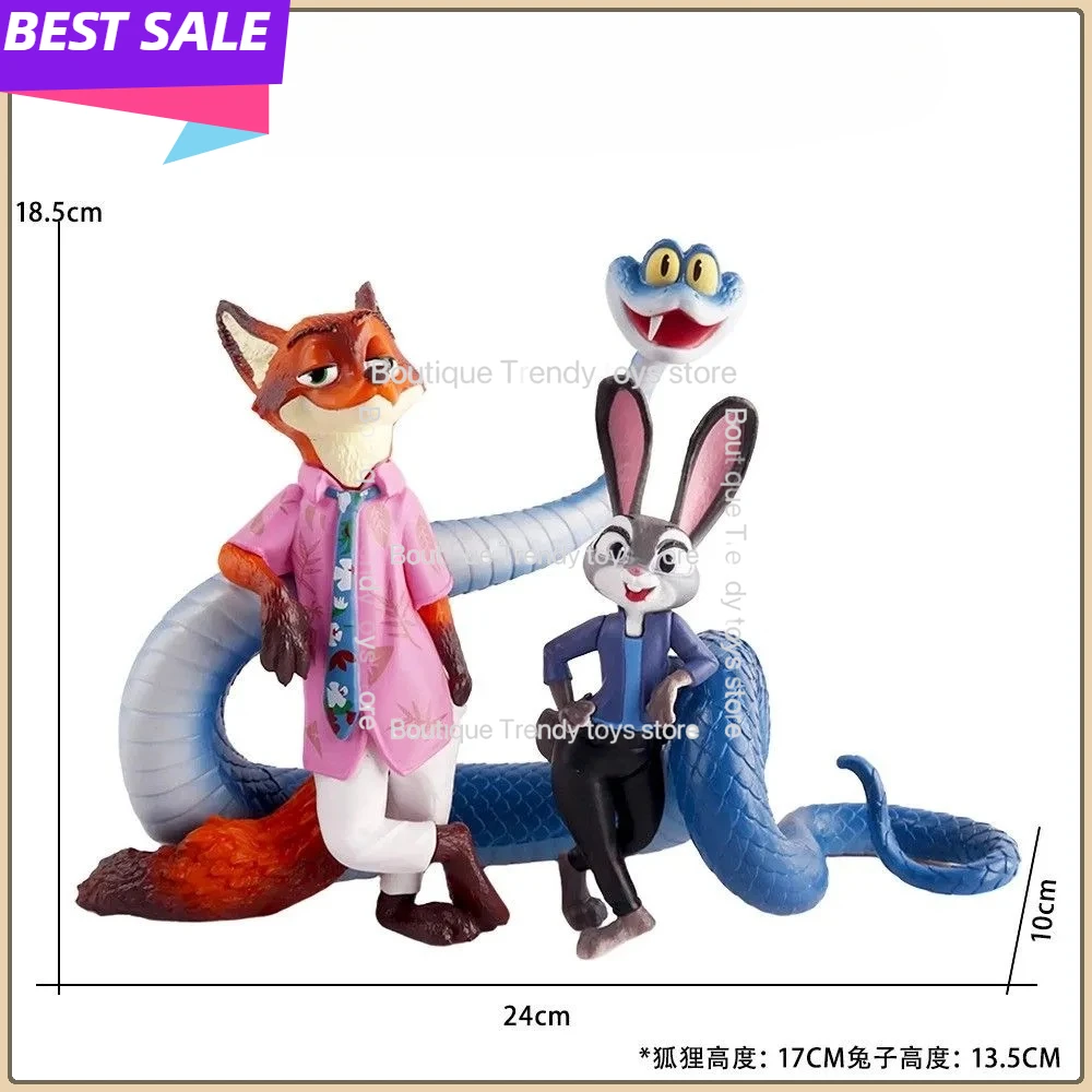 

Самая продаваемая аниме Zootopia, вторая слепая коробка, Джуди и Ник, история, модная коллекционная фигурка, подарок, украшение для рабочего стола, орнамент