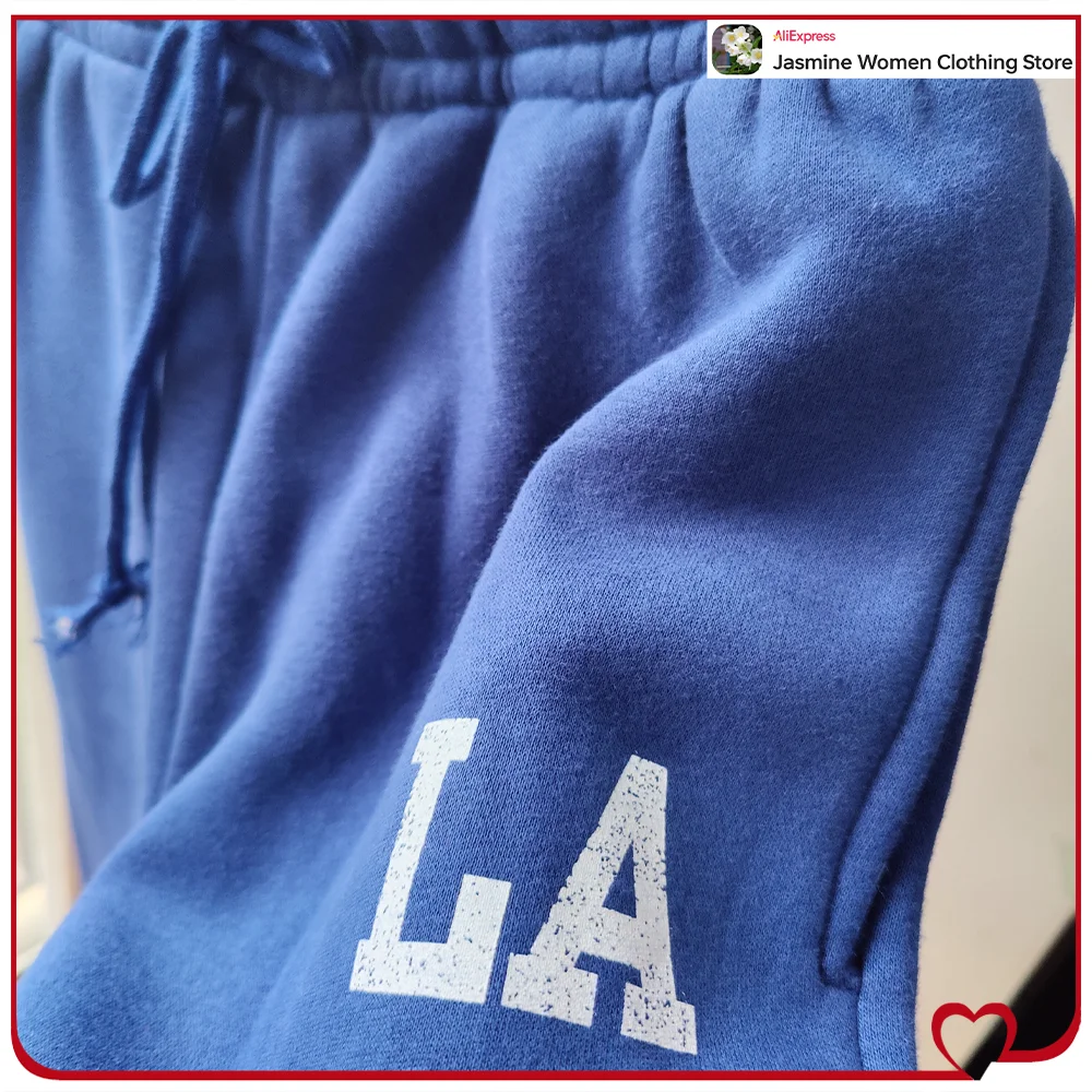 Women Relexation Washed Effect High Collar Sweatshirt Suit Comfy Contrasting Text 2 Piece Set Ladies Plush Varsity Jogger Pants