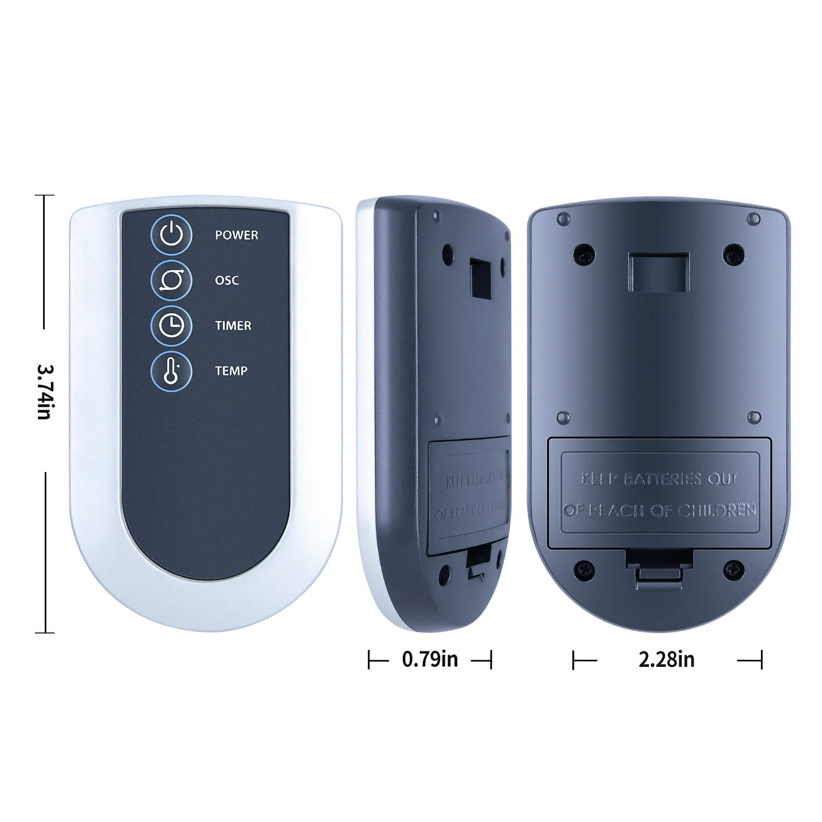 Remote control for Lasko Tower Fan 4-Button