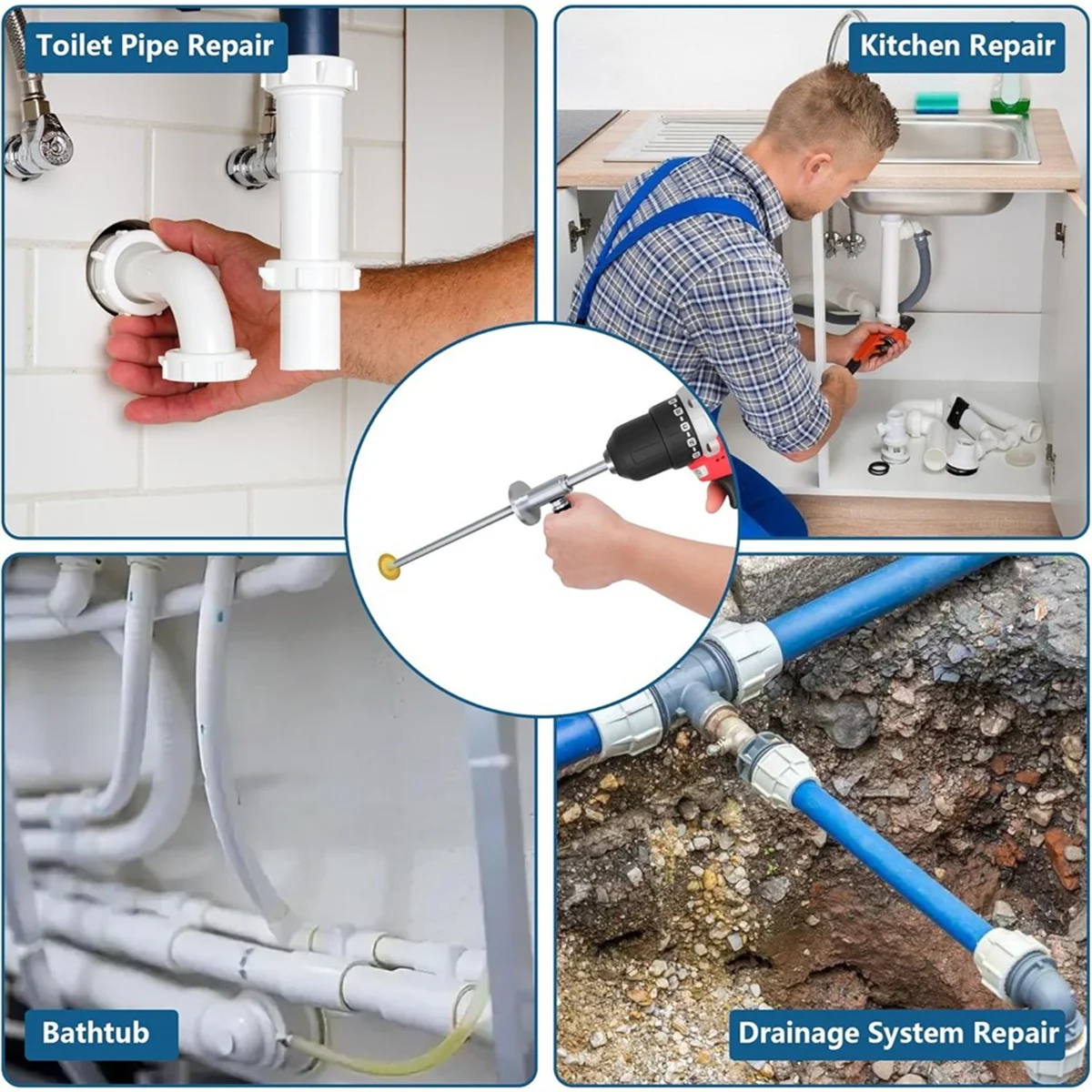 

A83Z Внутренний труборез для ПВХ труб с ручкой и алмазным отрезным кругом, 7-дюймовая регулируемая направляющая для измерения глубины резки