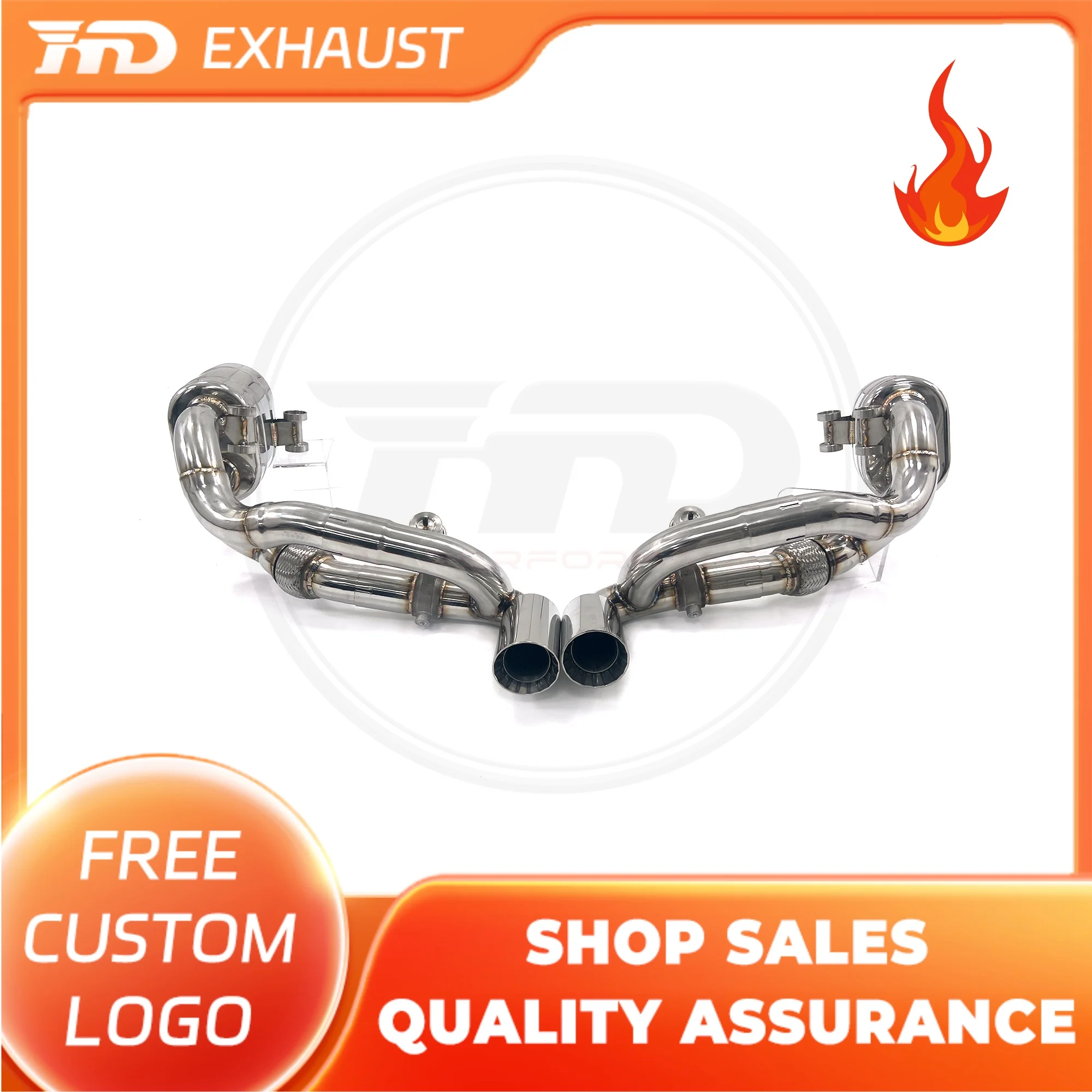 

HMD Exclusive customization Exhaust System Stainless Steel Performance Catback for Porsche 911 991.1 with GT3 Muffler With Valve