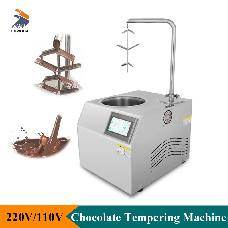 Electric 7L Chocolate Melter Tempering Machine Molding Machine for Chocolate Making Food Grade Stainless Steel