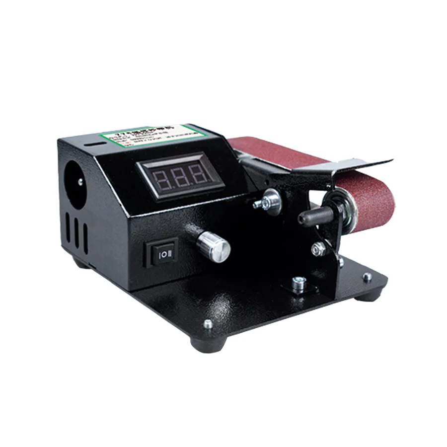 Auto Electric Knife Sharpener Machine,PRO Belt Sharpener with Digital Display,Adjusts Both Directions Copper Motor for Home Use
