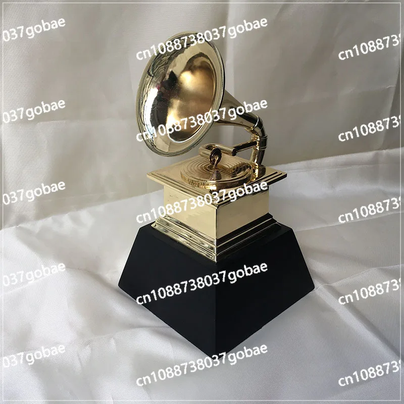 22.5Cm horn trophy, high-end music festival trophy, alloy trophy