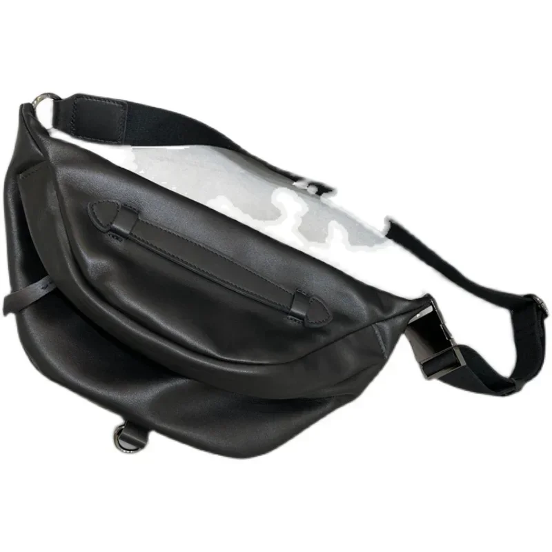 Niche handmade crossbody large-capacity retro simple men's and women's saddle bags