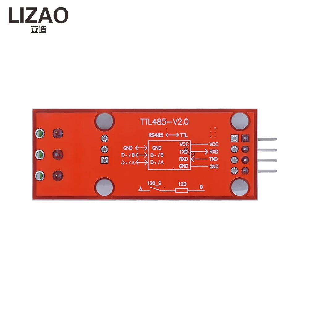 MAX3485 TTL to RS485 Converter Module, UART Serial Port Level Transceiver with Overvoltage Protection