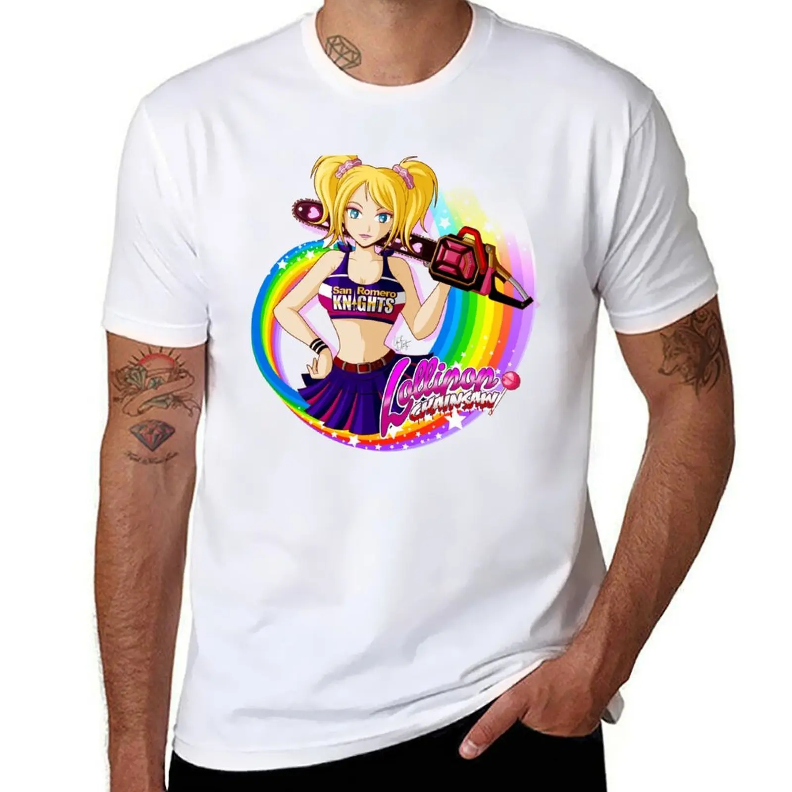 

Lollipop Chainsaw T-Shirt Lightweight Basic Short Sleeve Shirt