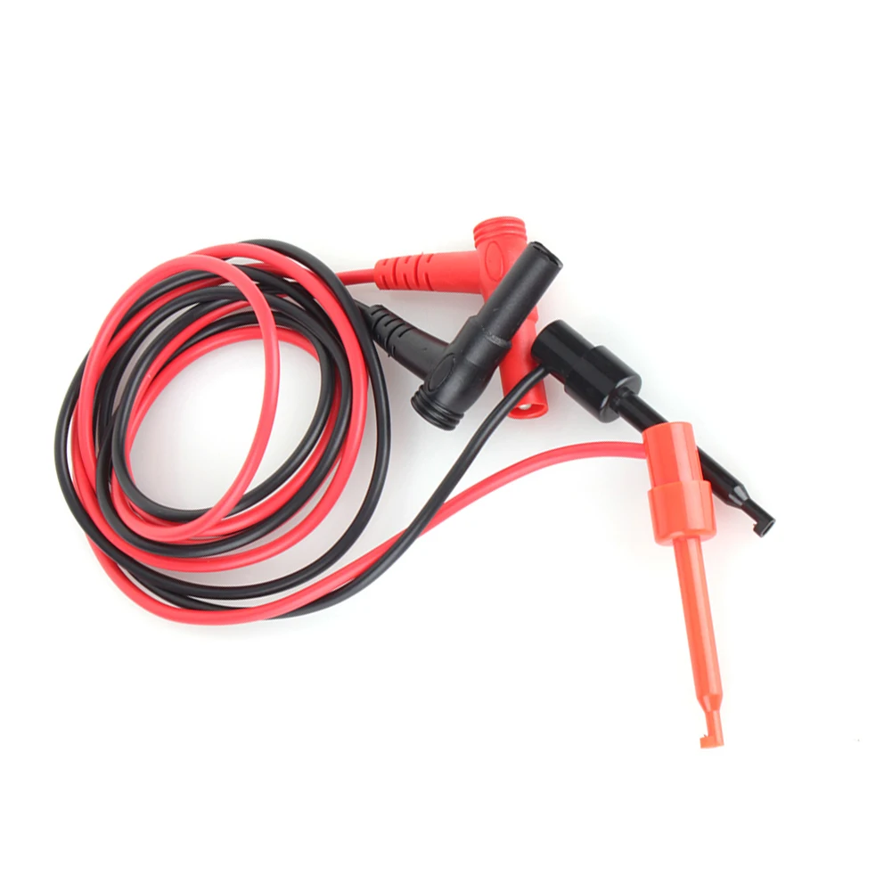 Removable Banana Plugs Test Wire Lead Test Hook Clip Test Hook Cable Multi-Purpose Testing Lead Kit Multimeter Accessories
