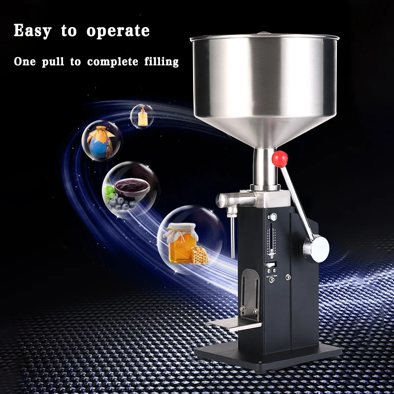 5-55ml Manual Paste Liquid Filling Machine A03 Commercial Dispenser Filler Adjustable Oil Honey Bottle Filling Machine Filler