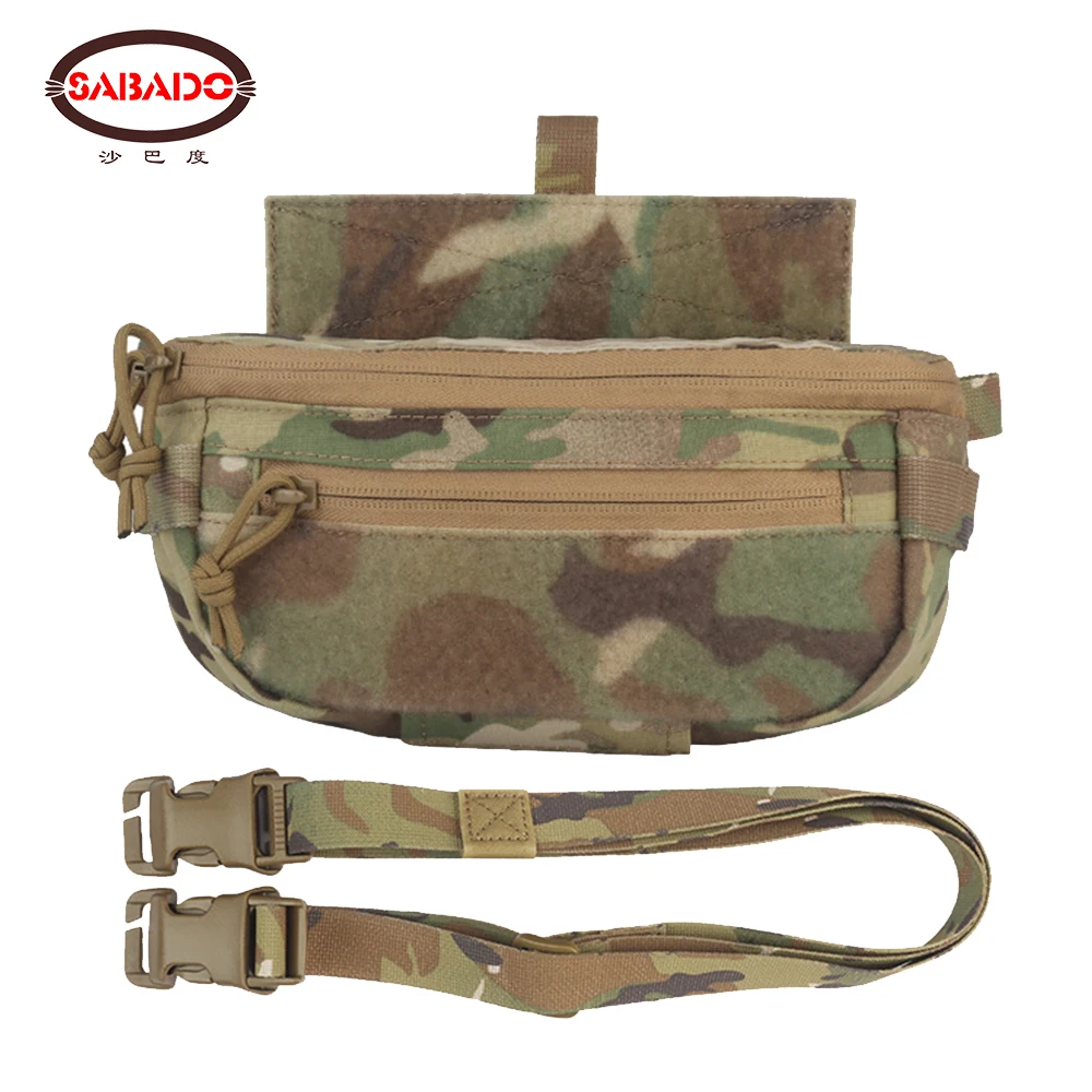 Tactical Six Pack Hanger Pouch Multifunction Fanny Pocket With Tourniquet Holder Plate Carrier Hanging Drop Bag Dual-purpose