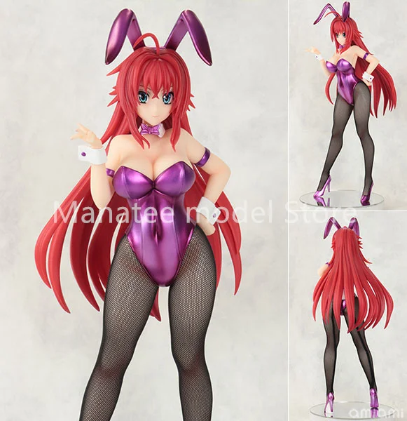 Kaitendo Original High School D x D BorN Rias Gremory Purple Bunny ver. 1/6 PVC Action Figure Anime Model Toys Doll Gift