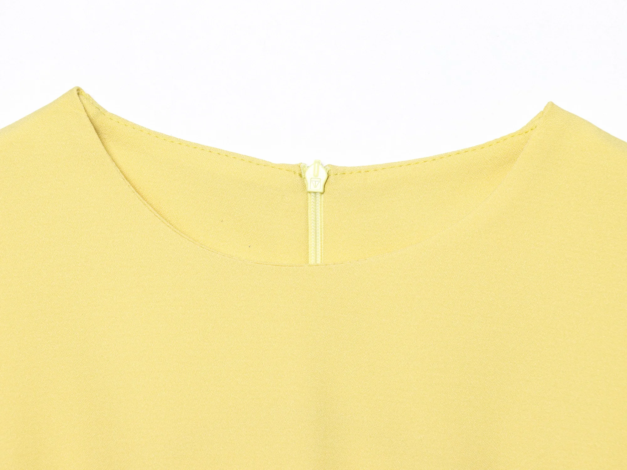 KONDALA Chic plissé jaune femme robe haute rue décontracté Y2K Mini robe mode 2025 été fête élégante sans manches robes