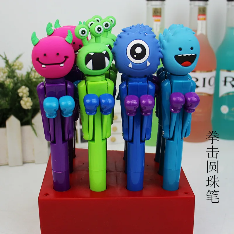 16PCS  Creative cartoon stress relieving pen, cute prank, stress relieving toy pen, boy's gift