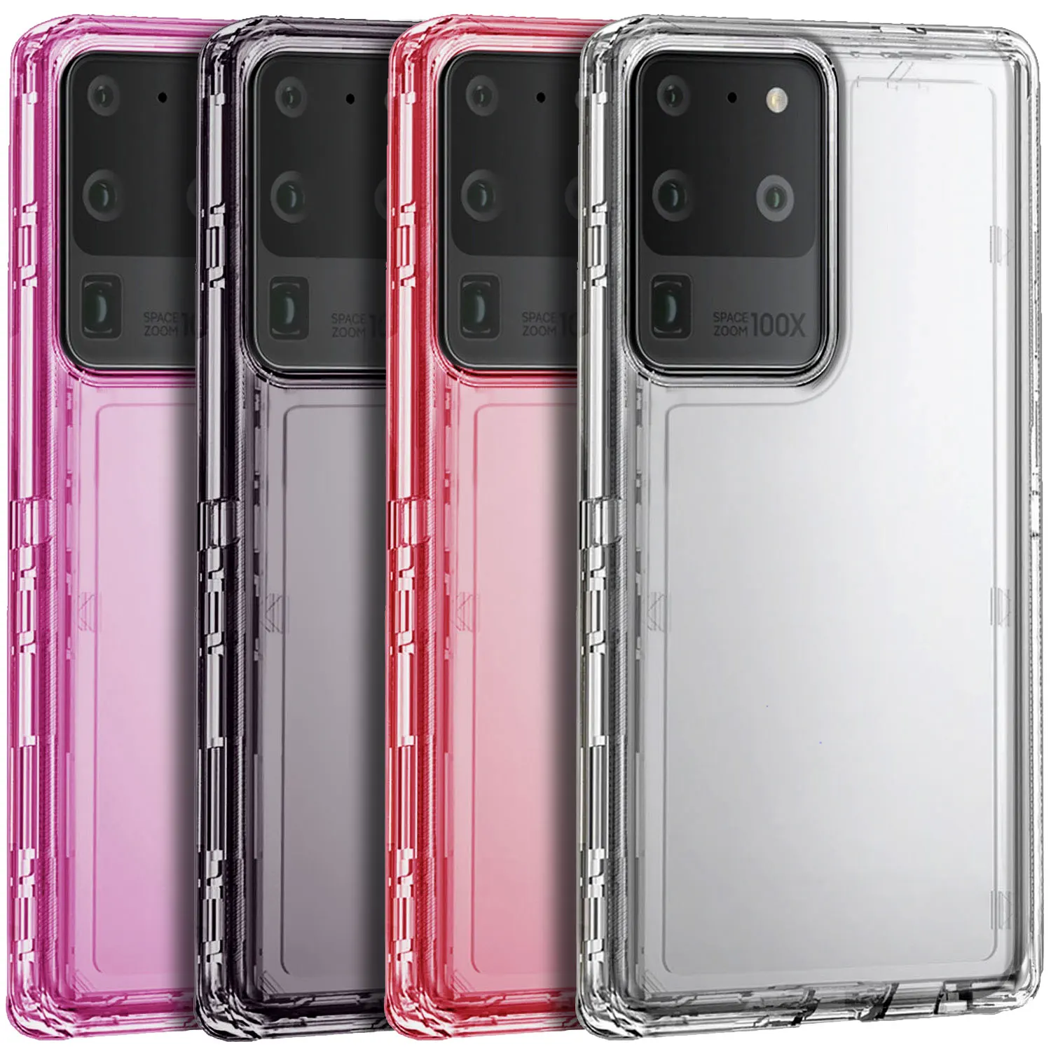 For Samsung Galaxy S20 /S20 Plus/S20 Ultra 5G Phone Case Hybrid Rugged Shockproof Protective Heavy Duty Transparent Clear Cover