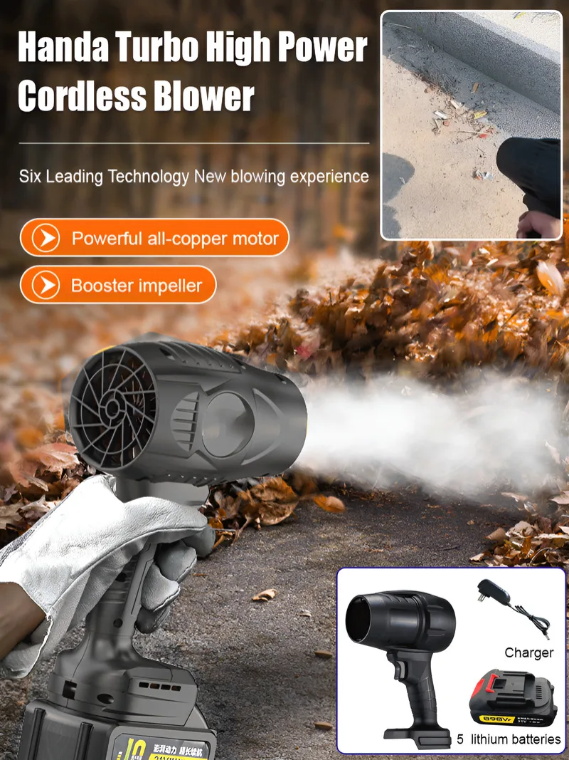 

[Industrial-Grade Ducted Turbine High-Power Wireless Blower]Portable Handheld Wireless Charging Blower/Adjustment Wind Easy