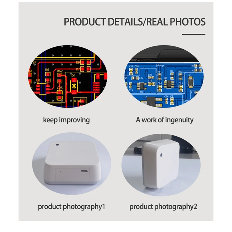 AB25-Tuya Zigbee مقياس الضوء مقياس الرطوبة الحراري الذكي مستشعر الضوء الرطوبة مراقبة البيئة كاشف السطوع #5