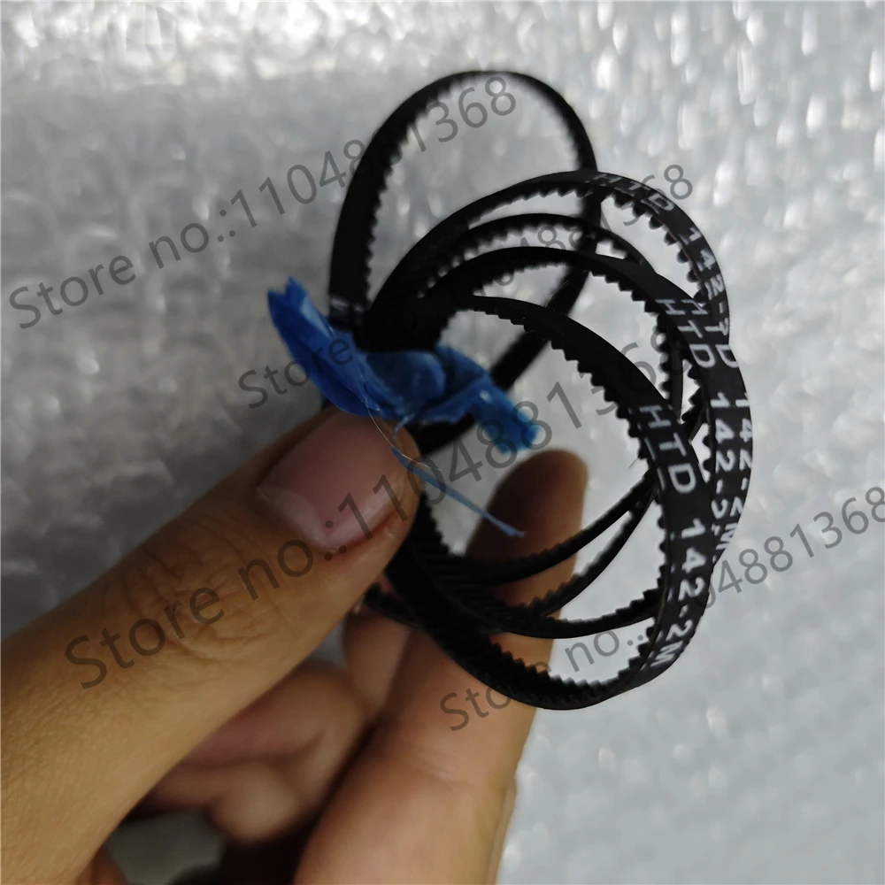 5pcs HTD-142-2M5  belt HTD142-2M rubber timing belt