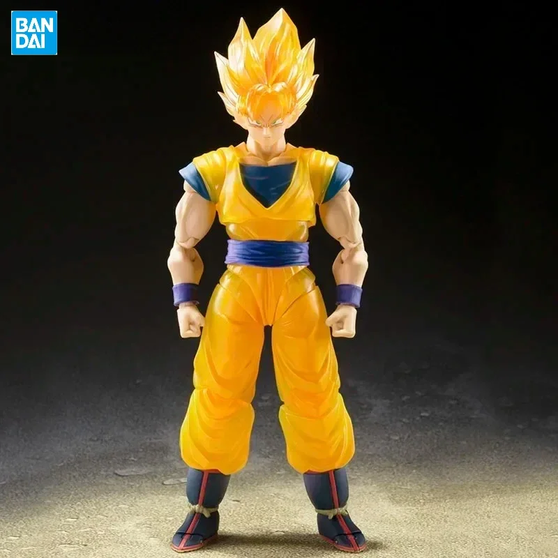 

BANDAI Genuine S.H.Figuarts SHF Dragon Ball Series Super Saiyan Son Goku -Z Fighter-Anime Action Figures Toys Gifts In Stock