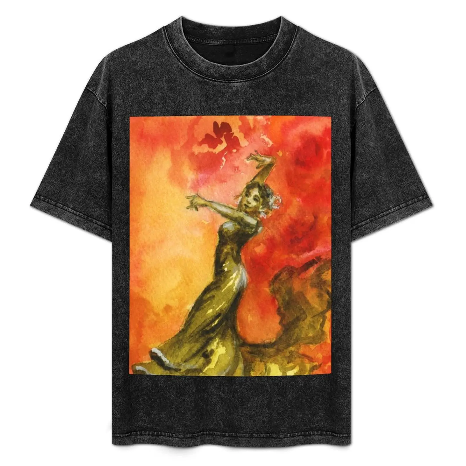 Danza Fuego 2 T-Shirt essential t shirt plus size clothes plain t shirts men