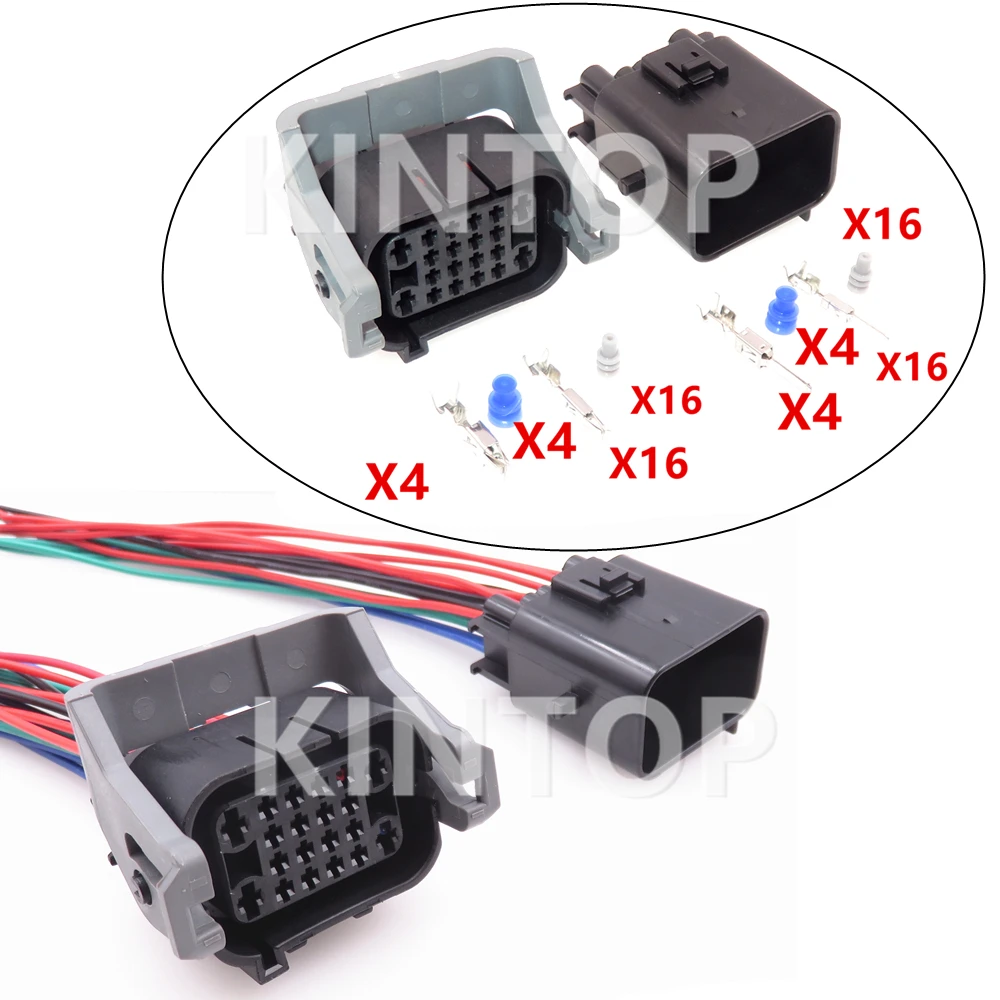 1 Set 20 Pins 936777-2 Auto Modification Composite Connector Accessories Car Engine Cable Waterproof Socket AC Assembly 936780-2