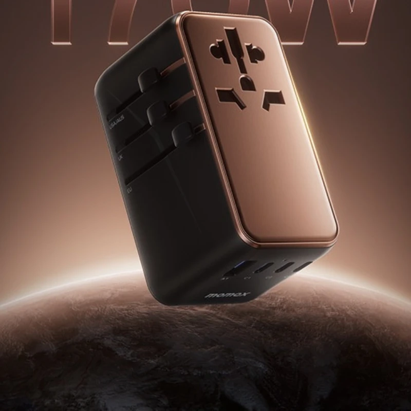 

Conversion plug Global universal American, British and European standard 170W gallium nitride converter charging socket