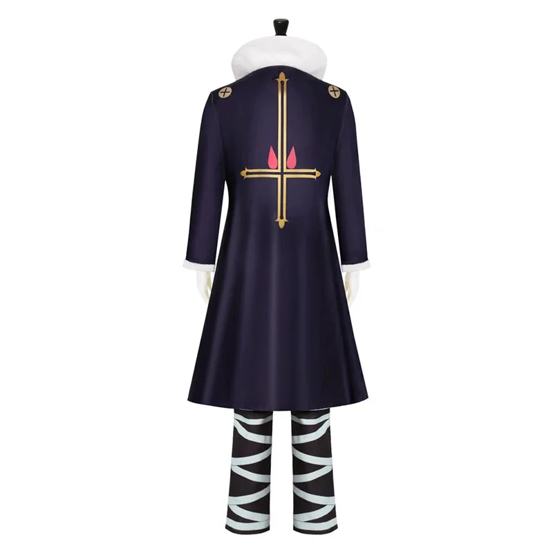 Kostum Cosplay Chrollo Lucilfer Seragam HUNTER Set Lengkap Karnaval Natal Halloween untuk Pria