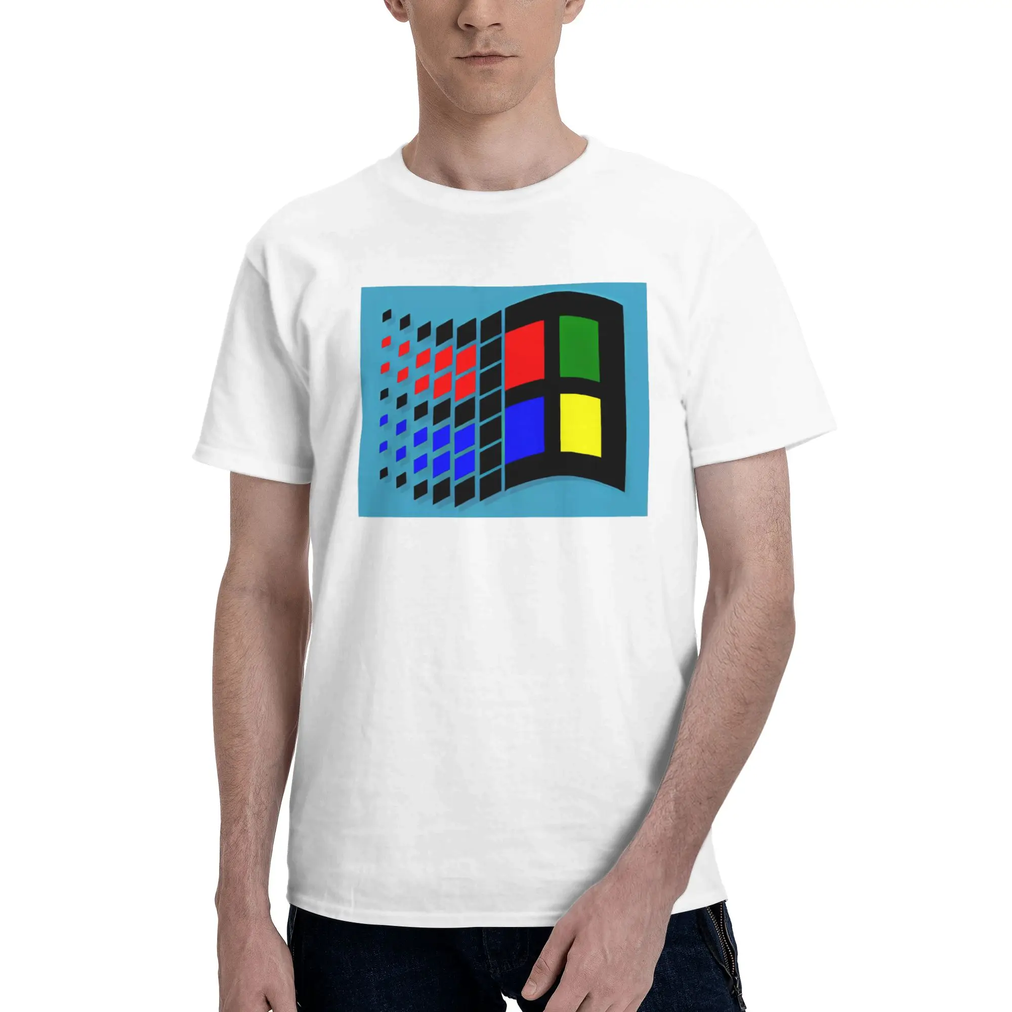 Windows 31 Crisp Reversible T-shirt Urban Light Mature Basic Tee
