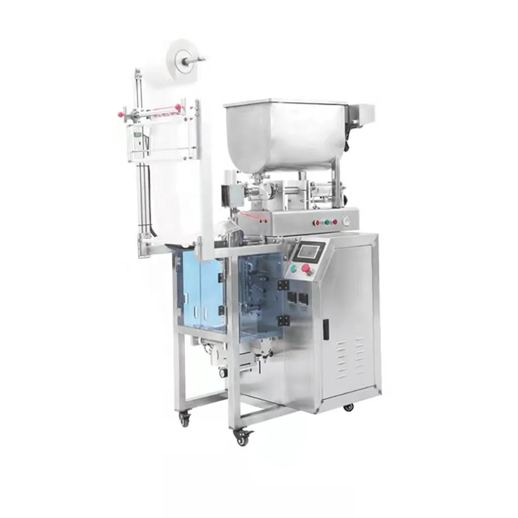 SANYING Large Hopper Liquid Paste Packing Machine Sauce Ketchup Pouch Sachet Packing Machine